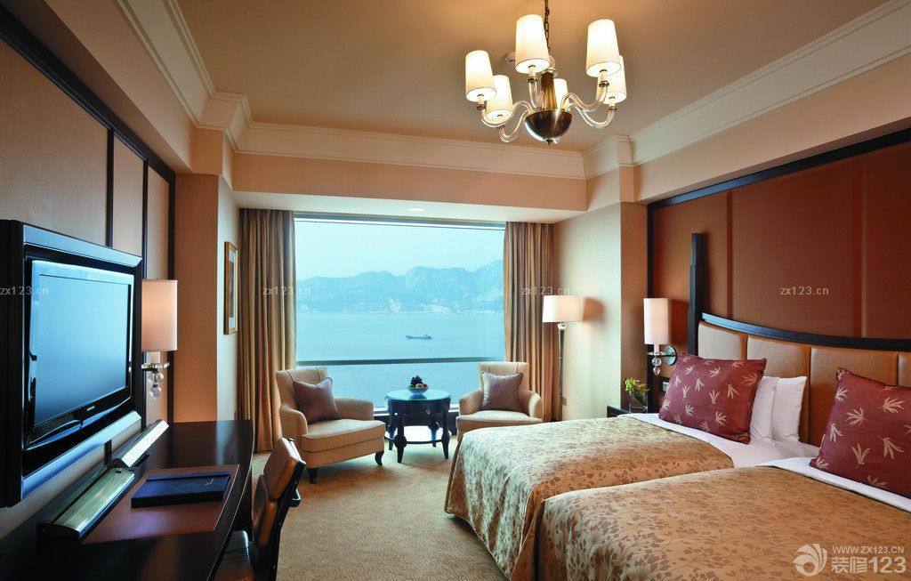 2025最新酒店宾馆标准间装修效果图