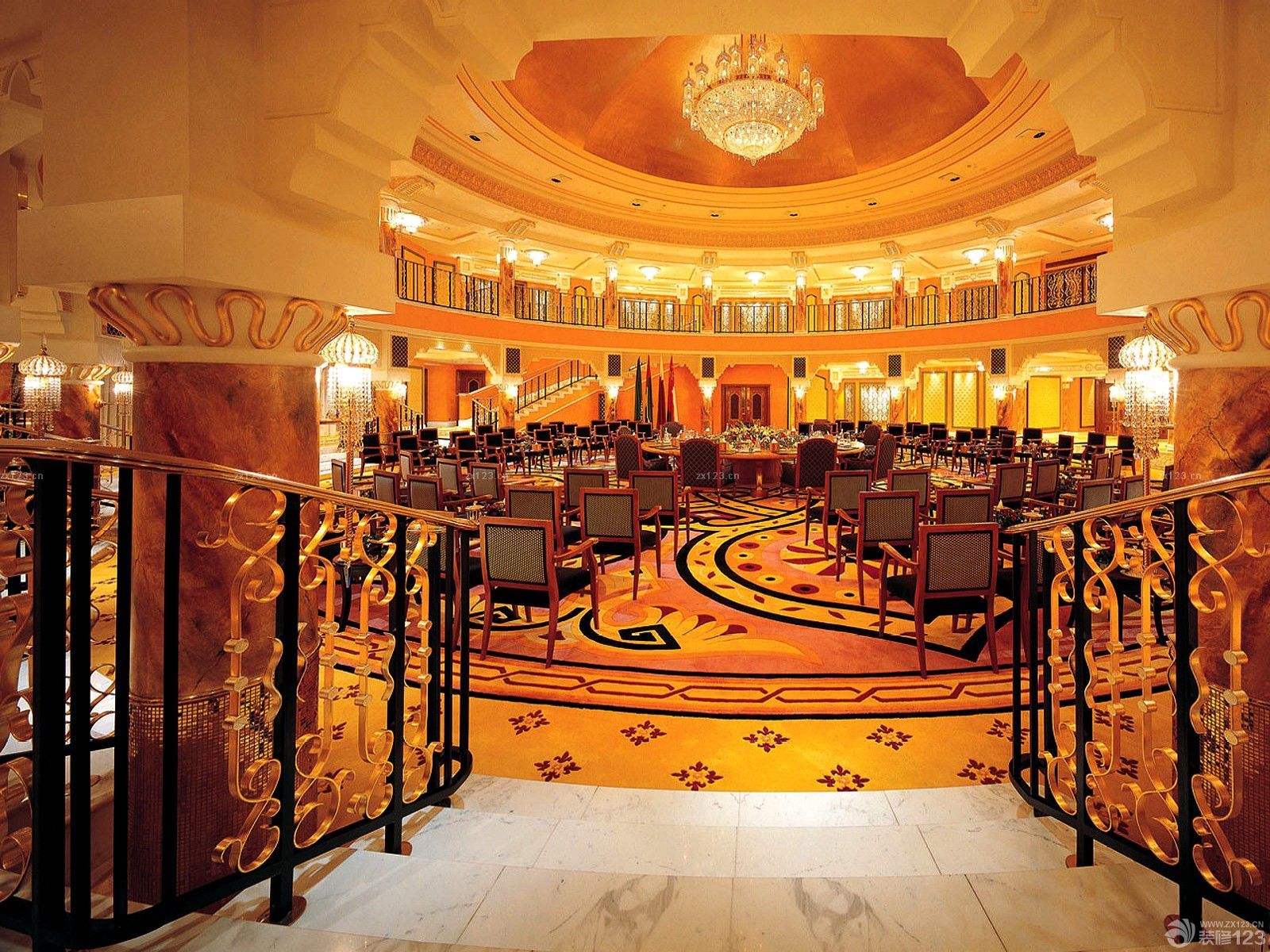 迪拜七星级酒店大会议室设计效果图片大全