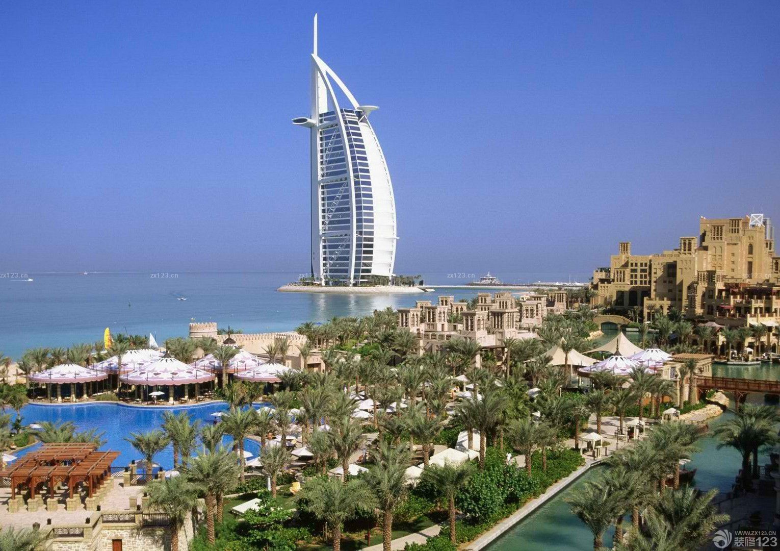 2023迪拜七星级酒店外观设计图片欣赏