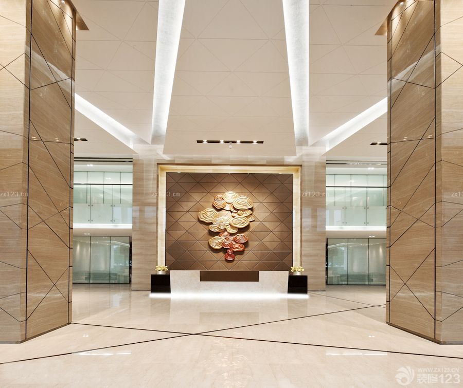 写字楼吊顶装饰设计效果图欣赏