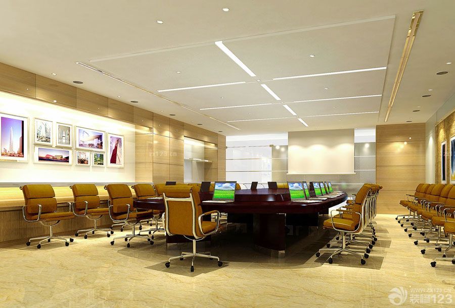 写字楼会议室装饰图片大全