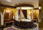 迪拜七星级酒店浴室大理石包裹浴缸装修效果图