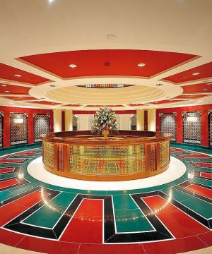 最新国外迪拜七星级酒店大厅设计效果图