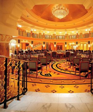 迪拜七星级酒店大会议室设计效果图片大全
