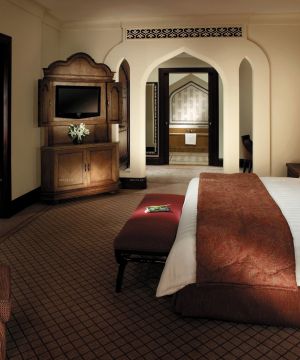 2023最新迪拜七星级酒店客房隔断设计效果图片