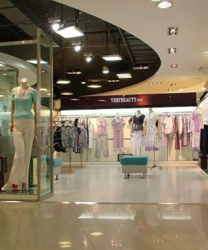 2023女装服装店铺门面装修布局图