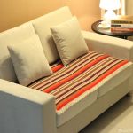 双人布艺沙发坐垫效果图欣赏