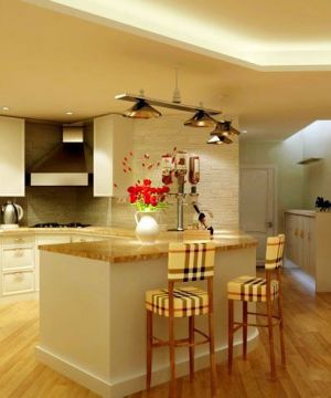 最新现代日式小户型厨房客厅隔断设计效果图欣赏