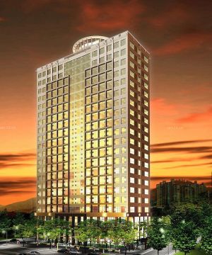 五星级酒店外观设计效果图大全2025