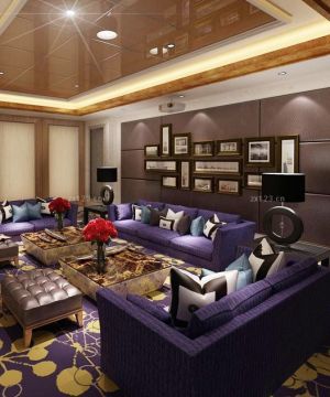 美式风格家庭私人会所设计图片欣赏