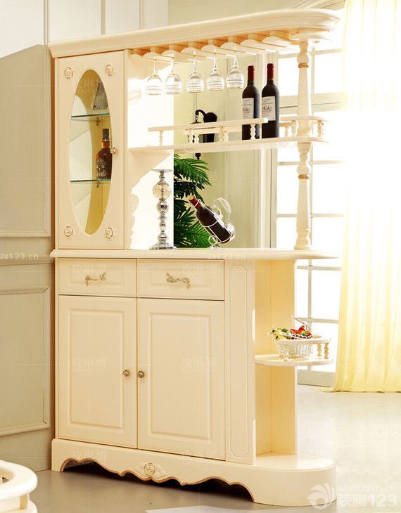 2025最新简约欧式风格玄关隔断柜效果图欣赏