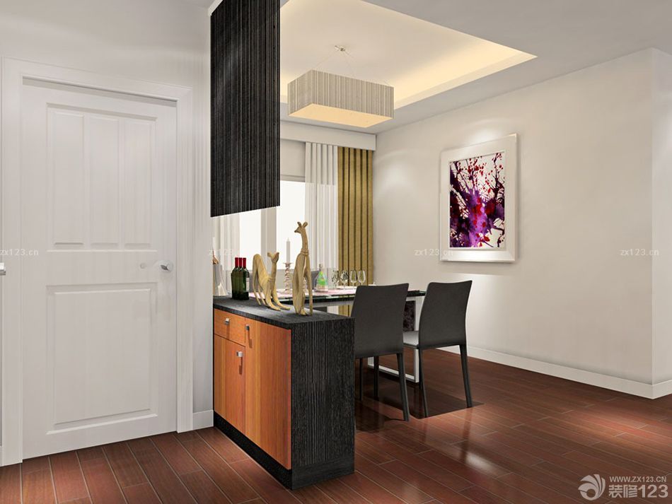 东南亚风格玄关隔断柜设计样板间大全