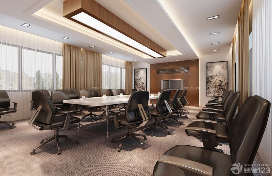 最新写字楼吊顶装修设计方案