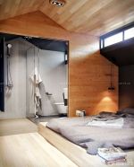 2025最新简约日式尖顶阁楼卧室装修样板房