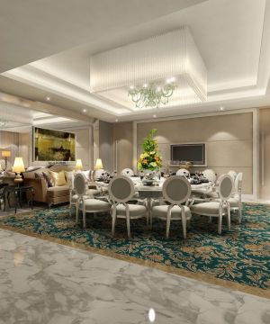 2025欧式风格饭店包厢装修设计大全