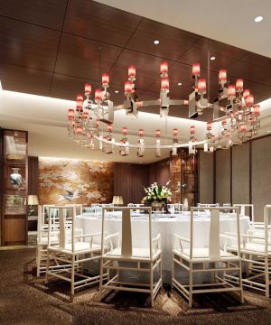 2025古典主义风格饭店包厢装修案例