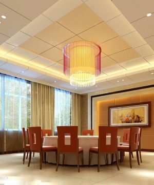  经典中式风格饭店包厢设计2025