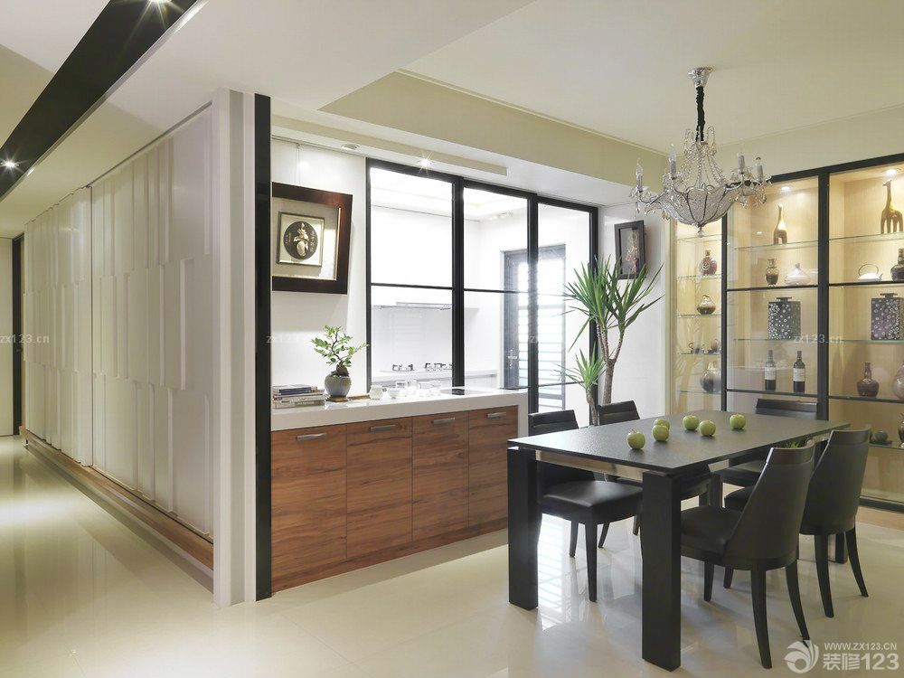 创意餐厅现代风格酒柜设计效果图欣赏