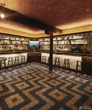 2023最新现代美式混搭风格酒吧室内设计效果图