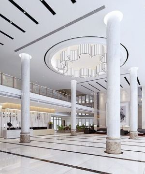 2025新式现代风格厂房大厅吊顶装修效果图