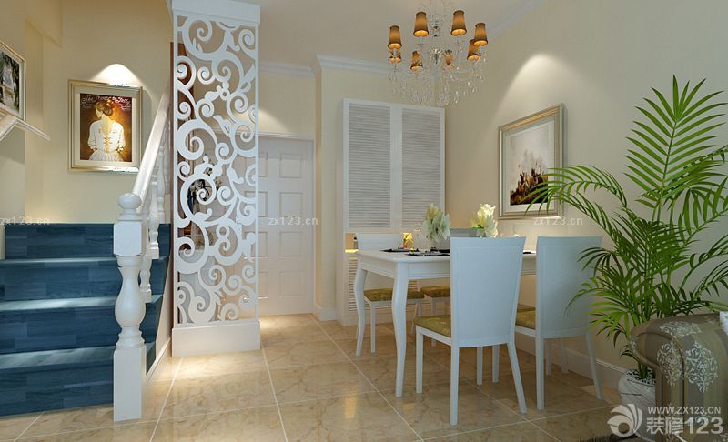 假复式楼木楼梯扶手设计图