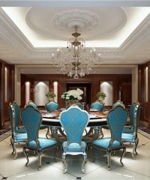 2025 家庭餐厅圆形吊顶设计图片