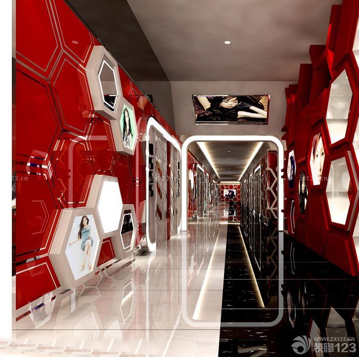 2025个性现代风格ktv大厅过道设计效果图欣赏