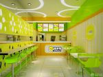 2025奶茶店温馨田园风格装修设计图