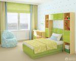 2023现代简约风格10平米儿童房床头柜设计图片
