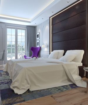 现代欧式混搭风格商务酒店装修案例2025