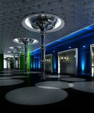 20256性现代风格ktv大厅过道装修设计效果图