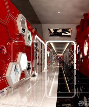 2025个性现代风格ktv大厅过道设计效果图欣赏