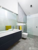 90平米现代房屋卫生间储物架设计效果图欣赏