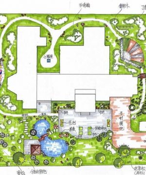 2023小型公园花坛平面图设计