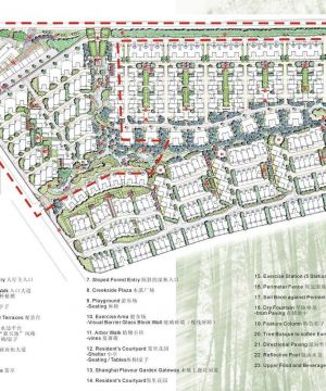 2023大型广场花坛平面图设计