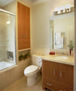 82平方房屋室内卫生间储物架设计效果图欣赏