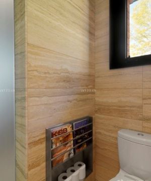 美式别墅卫生间储物架设计图片欣赏