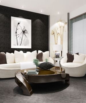 50平米小户型布艺沙发装修设计效果图