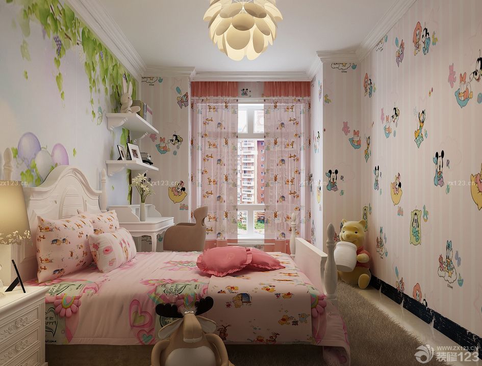 2025家装儿童房手绘墙画设计效果图片欣赏