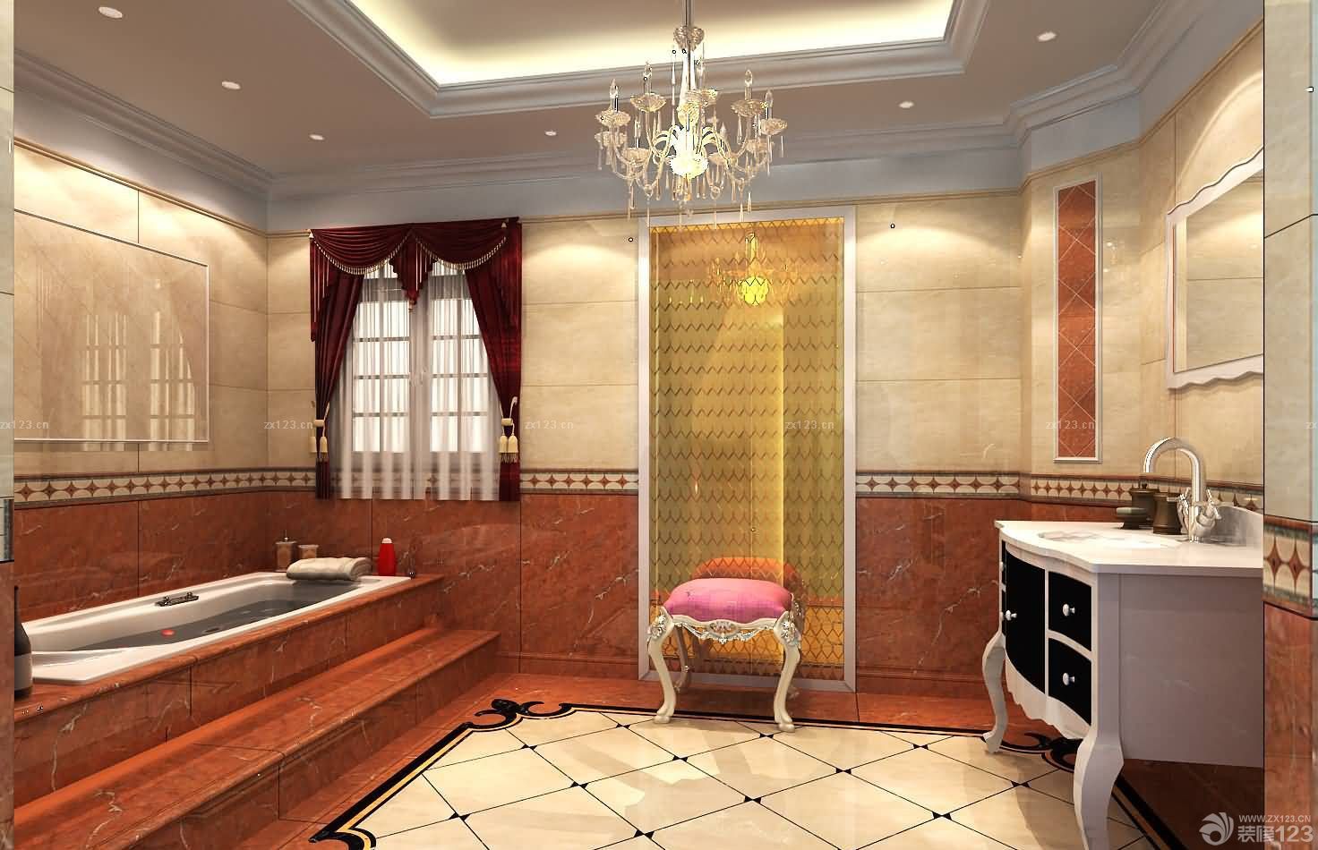 2025最新豪华浴室东鹏瓷砖家装图片