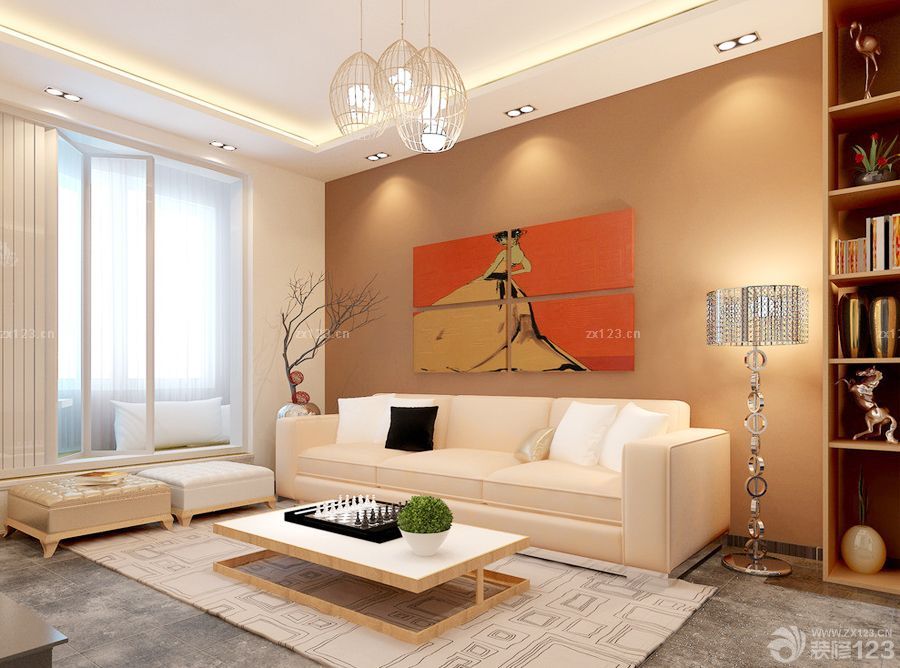 最新日式客厅墙壁装饰