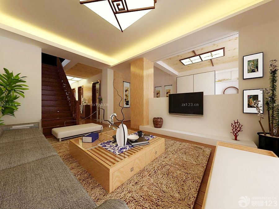 日式家装客厅设计图