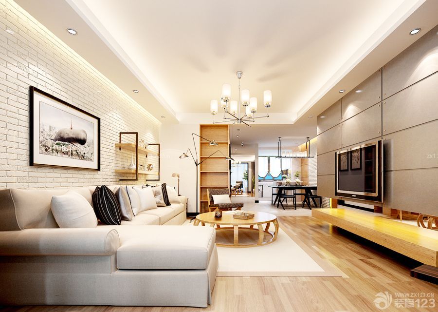 2025日式客厅转角沙发设计图片