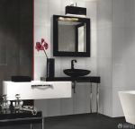 简约黑白风格浴室东鹏瓷砖装修效果图片