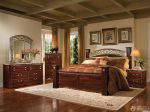 最新欧美风格卧室美式乡村床效果图片
