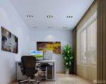 2023小型办公室格栅灯设计效果图片
