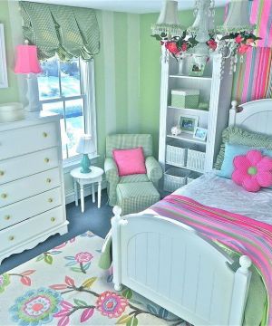 地中海风格儿童房卧室颜色搭配效果图欣赏