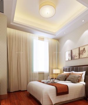 酒店式公寓现代简约风格窗帘装修效果图欣赏