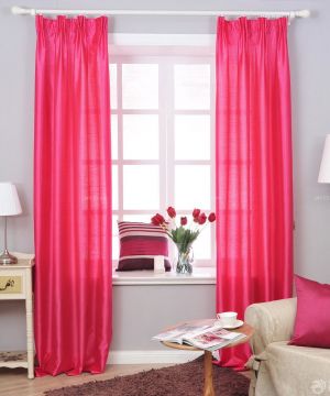 最新时尚家装客厅现代简约风格窗帘设计案例