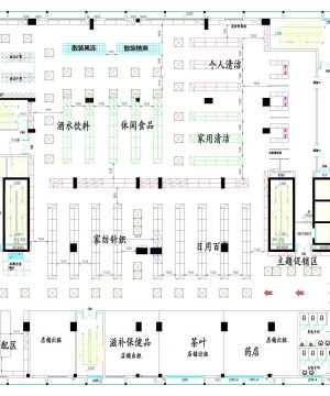 2025现代百货大型商场平面图欣赏
